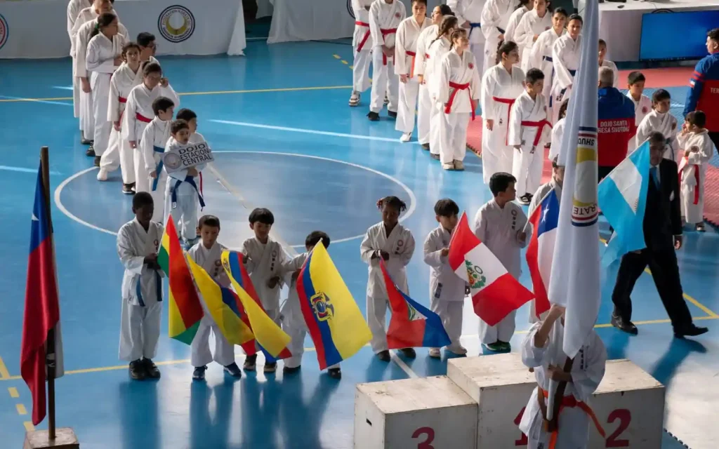 Integración de niños de páises hermanos a través del Karate Shudokan